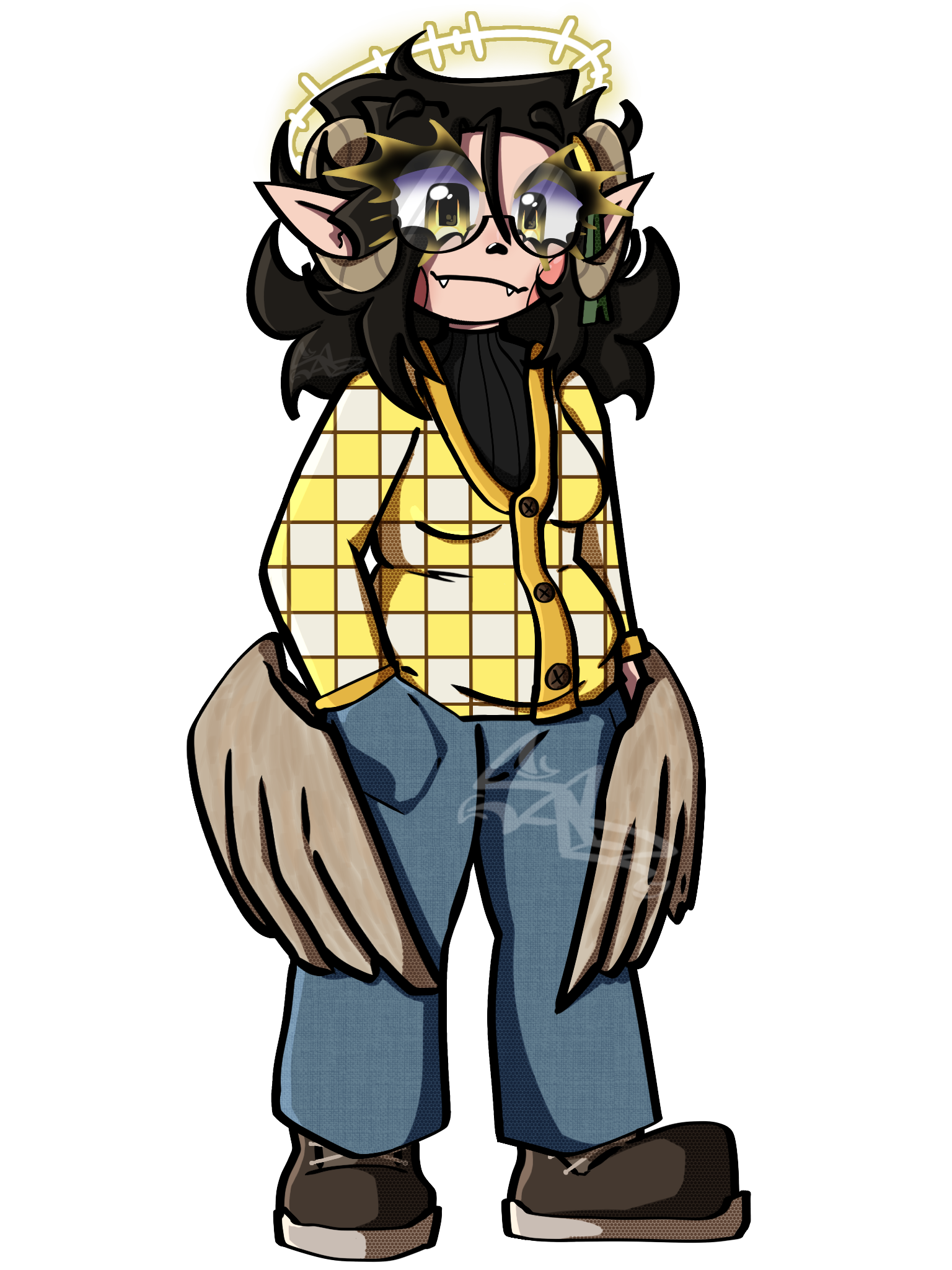 Example commission in shaded style