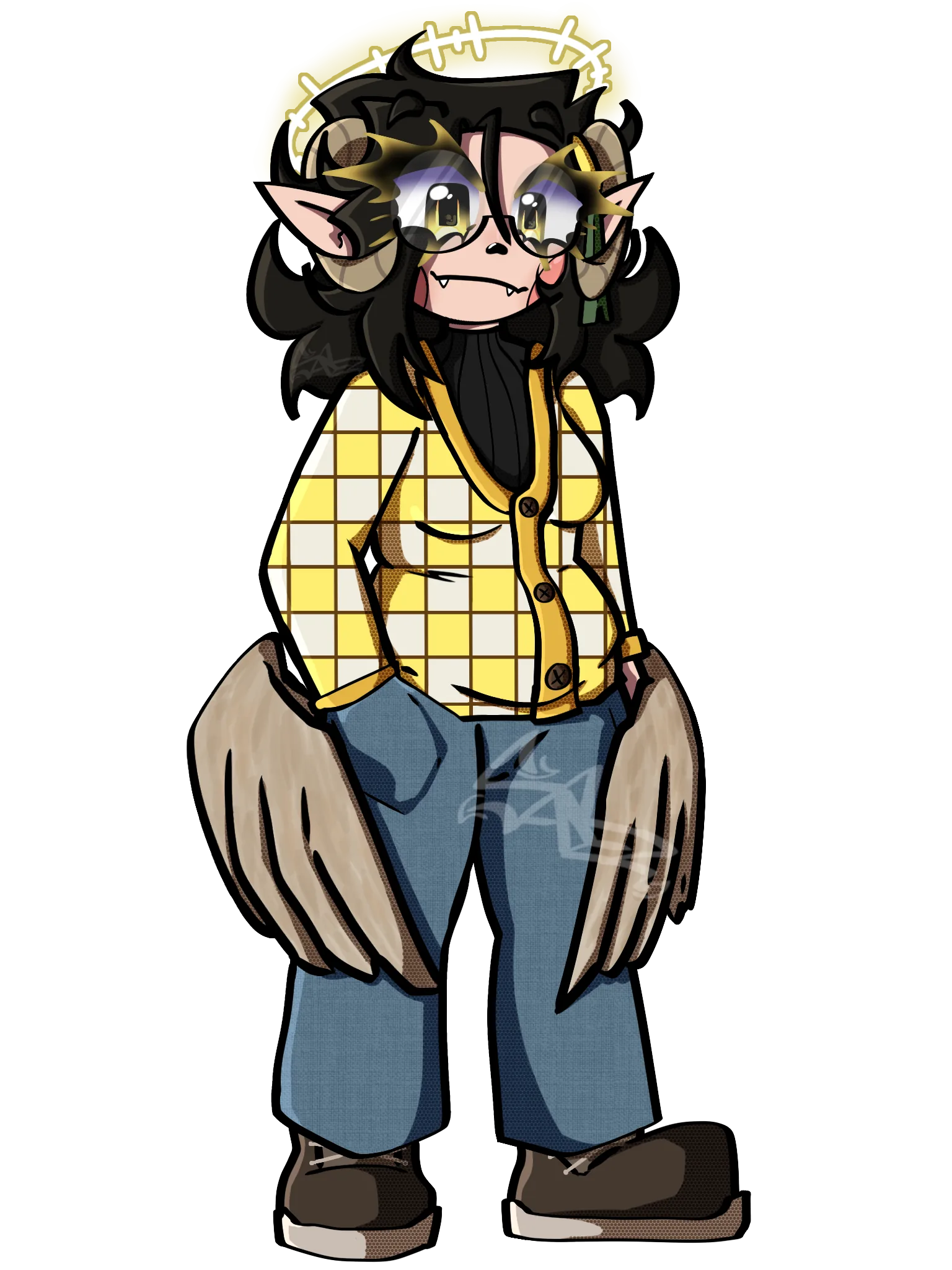 Example commission in shaded style